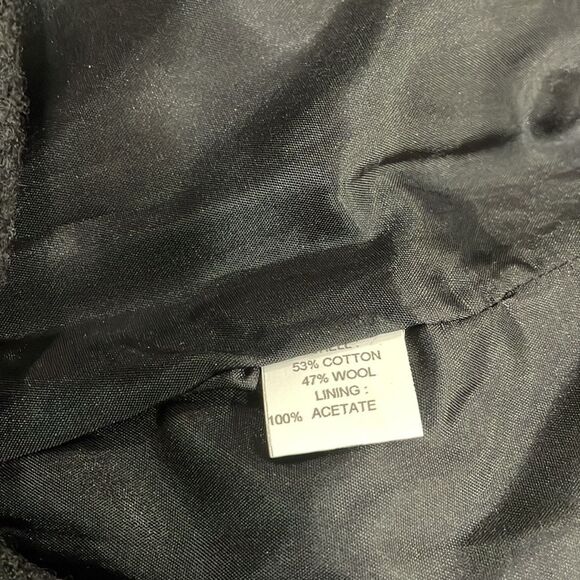 Tocca Black A-line Boucle Wool Blend Floral Embroidered Knee Length Skirt - 6 - Picture 9 of 12